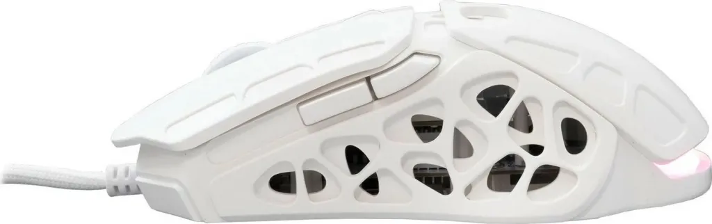 Maus gaming White Shark Ector GM-5016, 12400 DPI, RGB, i bardhë - 5