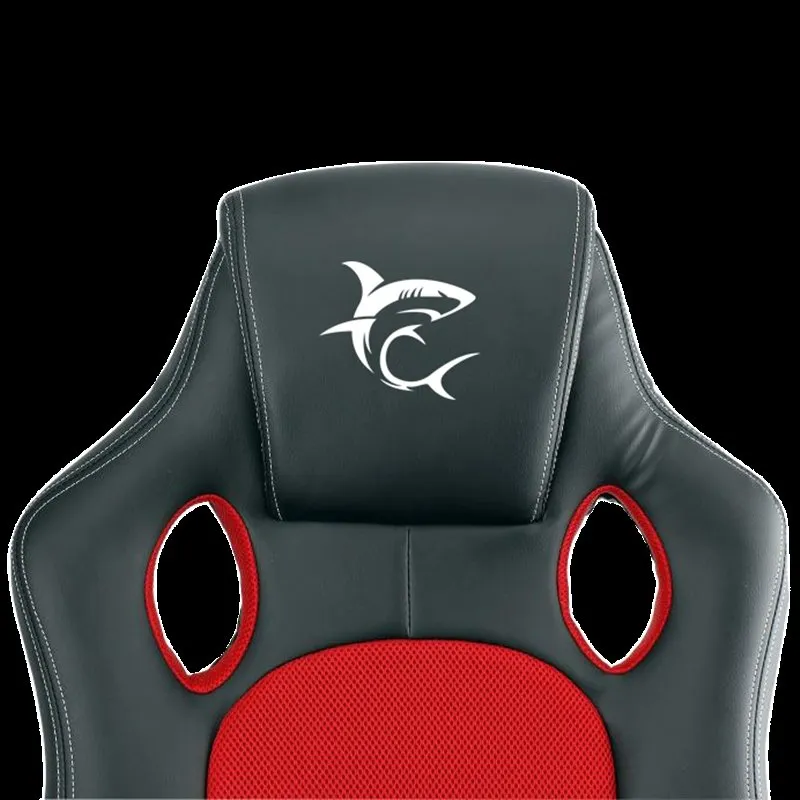 Karrige Gaming White Shark Gaming Kings Throne, e kuqe/zezë - 4
