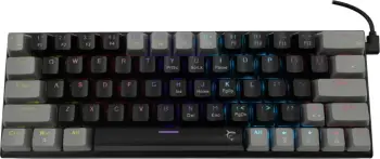 Tastierë gaming White Shark Wakizashi GK-002121, 65%, RGB, blue switch, black-grey