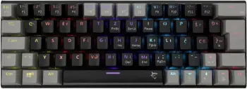 Tastierë mekanike White Shark Wakizashi-2, 65%, RGB, blue switch, black-grey