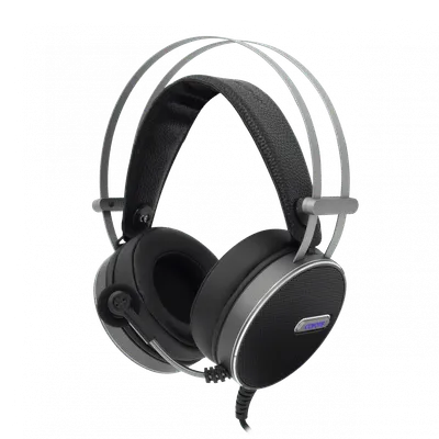 Kufje gaming White Shark GH-2043 Coyote, LED, Mic, kabllo, të zeza - 2