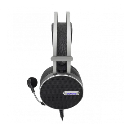 Kufje gaming White Shark GH-2043 Coyote, LED, Mic, kabllo, të zeza - 3