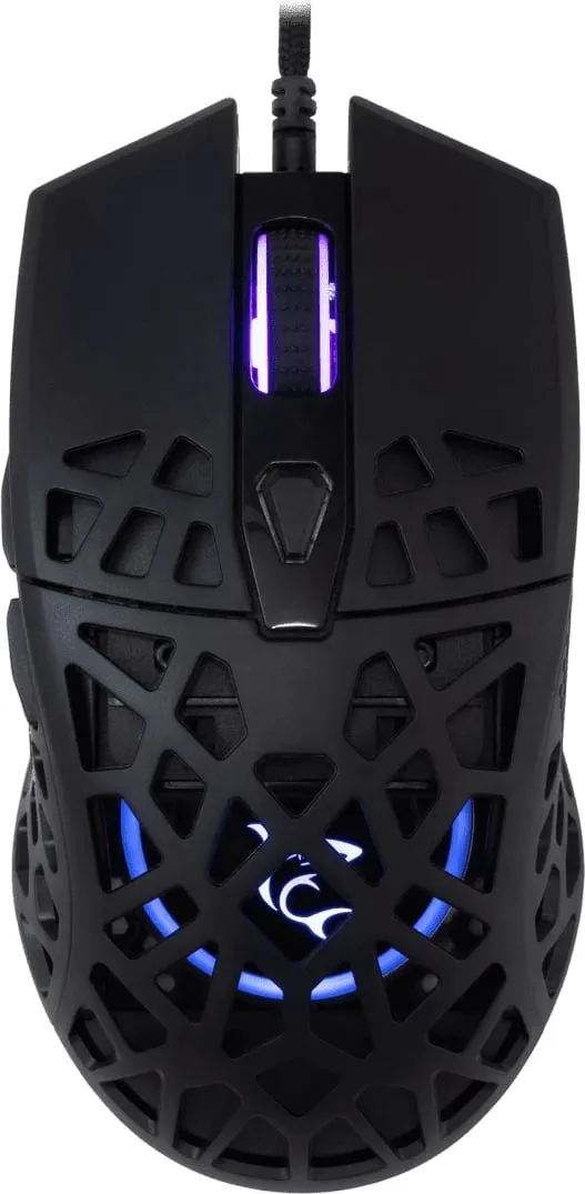 Maus White Shark Caradoc GM-5018, 7200DPI, RGB, i zi - 1