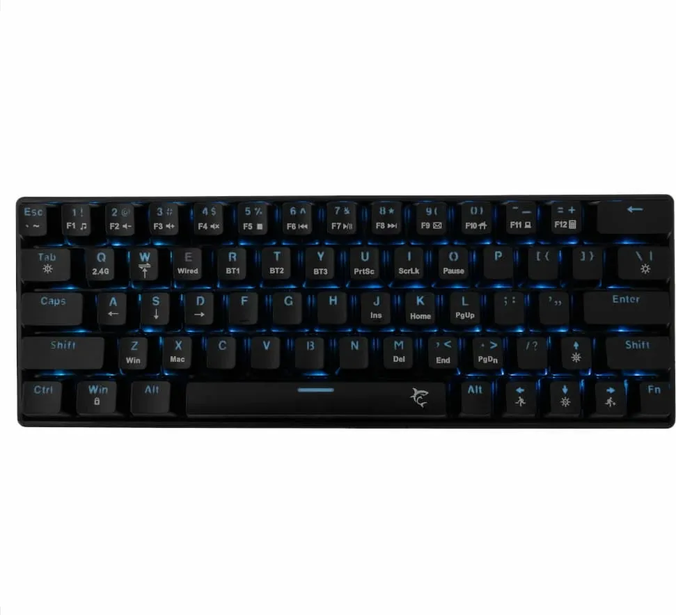 Tastierë Gaming White Shark Kaiken, Mekanike, WIFI, e zezë - 1
