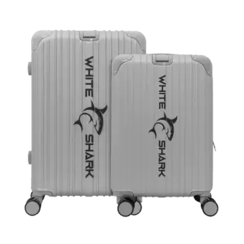 Set Valixhe S,M White Shark Guardian 24"-20" Hiri