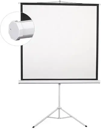 Tabelë për projektor SBOX, PSMT-96, me tripod, 172 X 172 cm