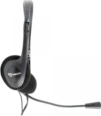 Kufje me mikrofon Sbox HS-201