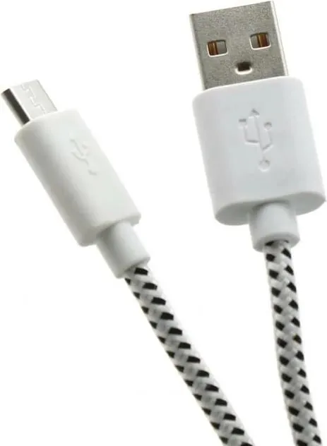 Kabllo SBOX USB- microUSB, 1m,e bardhë - 1