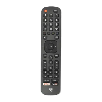 Telekomandë Sbox për TV Hisense, zezë - 1