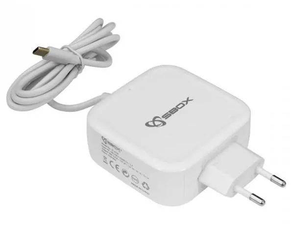 Karikues SBOX TC-65W për celular, tablet, laptop, Type-C - 1