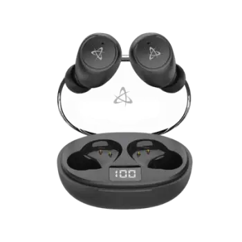 Kufje bluetooth me mikrofon SBOX EB-TWS115B, të zezë