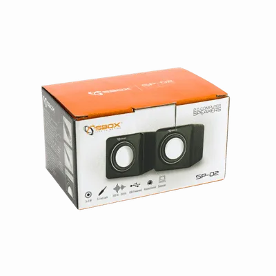 Altoparlantë SBOX, USB, SP-02, 2X1.5W - 2