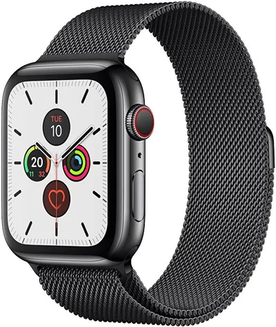 Rrip 4wrist për orë Apple 42, 44, 45, 49 mm, i zi - 3