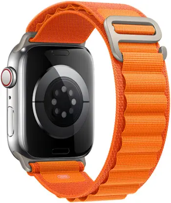 Rrip 4wrist për Apple Watch 42/44/45/49 mm, portokalli