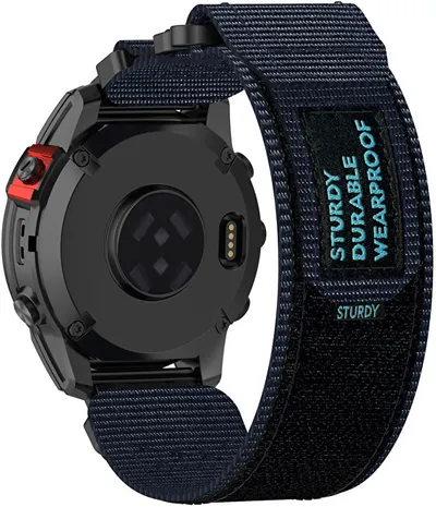 Rrip 4wrist, për orën Garmin 26 mm, i kaltër - 1