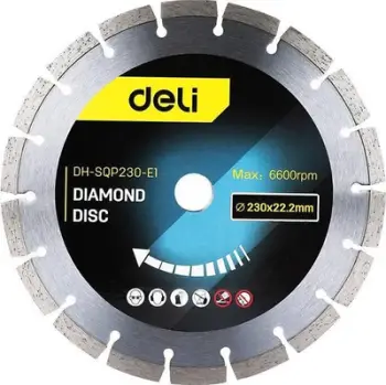 Disk diamanti Deli Tools EDH-SQP125-E1, 125 x 22.2 mm