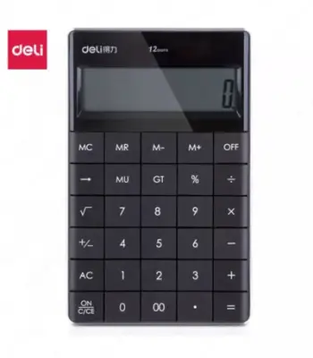 Deli Kalkulator 1589P Modern 12Digit 1/10