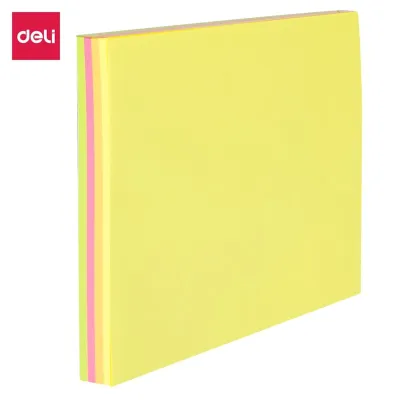 Deli Postit 76X76 100Fl Neon Mix A02602 1/12 - 1