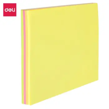 Deli Postit 76X76 100Fl Neon Mix A02602 1/12
