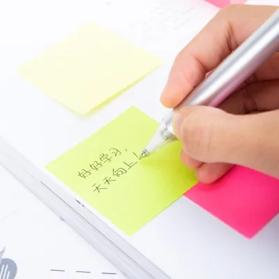 Deli Postit 51X51 400Fl Neon Mix A03303 1/4 - 5