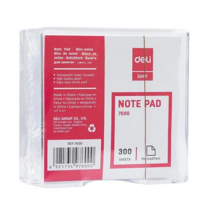 Deli Postit I Bardhe 91X87 300Fl 1/24 7600 - 3