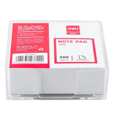 Deli Postit I Bardhe 91X87 300Fl 1/24 7600 - 5