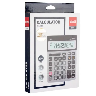 Deli Kalkulator 39265 16 Digits 1/20 - 2