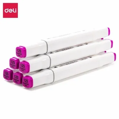 Deli Sketch Marker Me Cope Fluorescent Rose 125 - 1