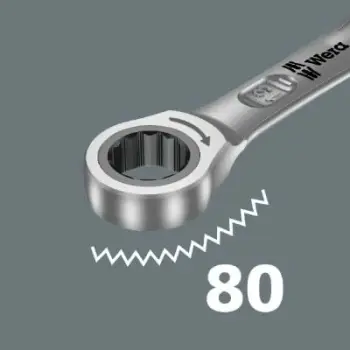 Set çelësa kombinues Wera Joker 6 copë, çelik inox, mat, me mbështjellës, Gjermani