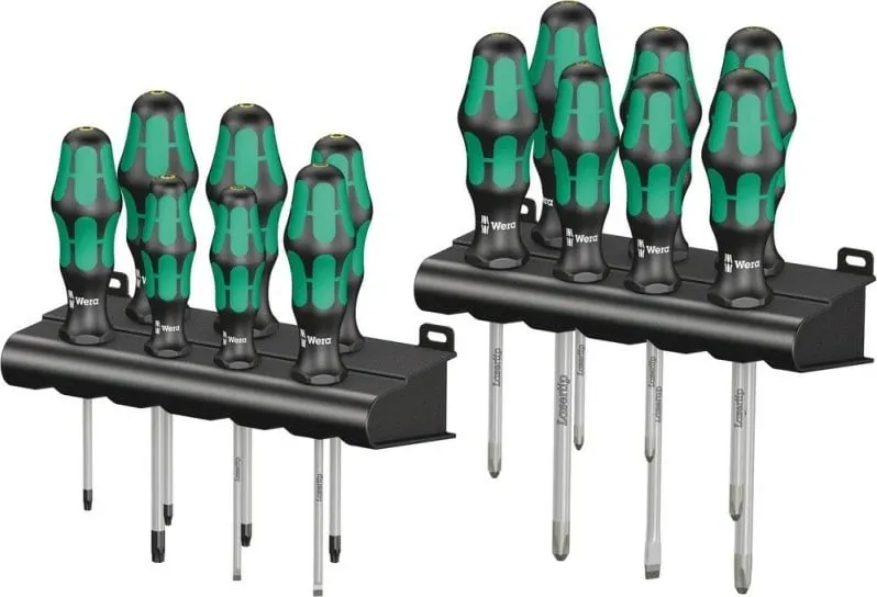 Set kaçavidash Wera Big Pack 300, 190 mm, 50 mm, e zezë/e gjelbër - 1