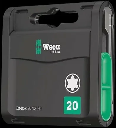 Set bitash Torx Wera Bit-Box 20 copë, me kuti, magnetik - 1