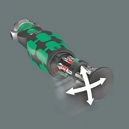 Set ratchet Wera 05004282001, 13 copa, magnetik, me bit, zi/gjelbër - 5