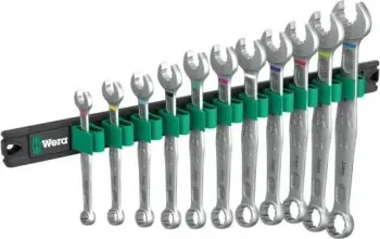 Set çelësa unazor Wera Joker 6003, 11 copë, magnet, inox, zi