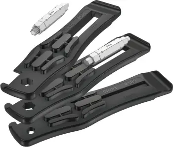 Set veglash biçiklete Wera 05004182001, 5 copë, e zezë