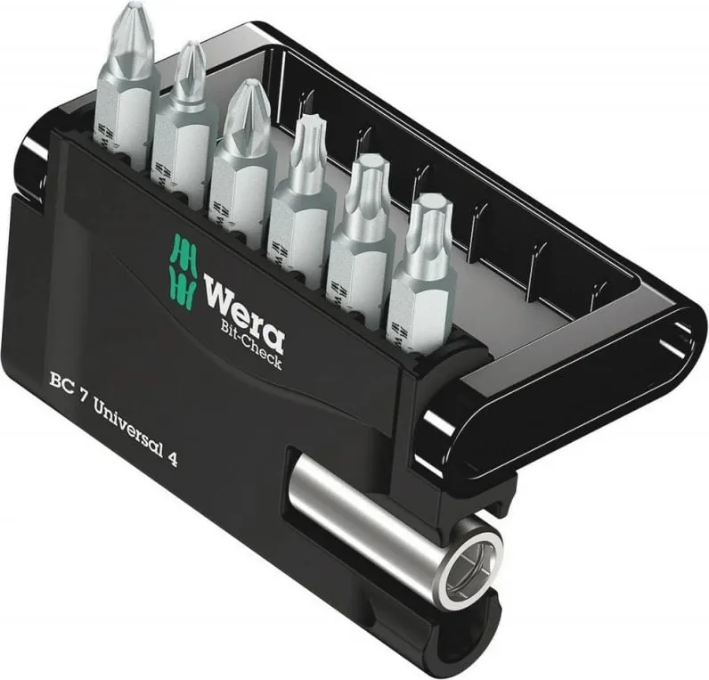 Set bitash Wera 6 copë, Phillips/PZ/TX, me mbajtës magnetik dhe kuti bartëse - 1