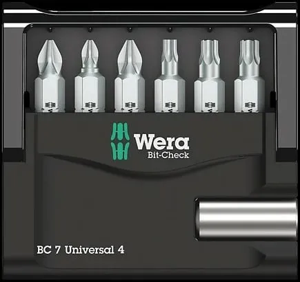 Set bitash Wera 6 copë, Phillips/PZ/TX, me mbajtës magnetik dhe kuti bartëse - 2
