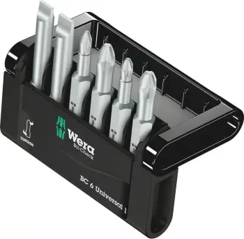 Set i majeve për kaçavida Wera 05056474001, 1/4", 6 copë