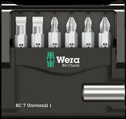 Set bitash Wera 05056295001, 6 copa, 25 mm me kuti - 2