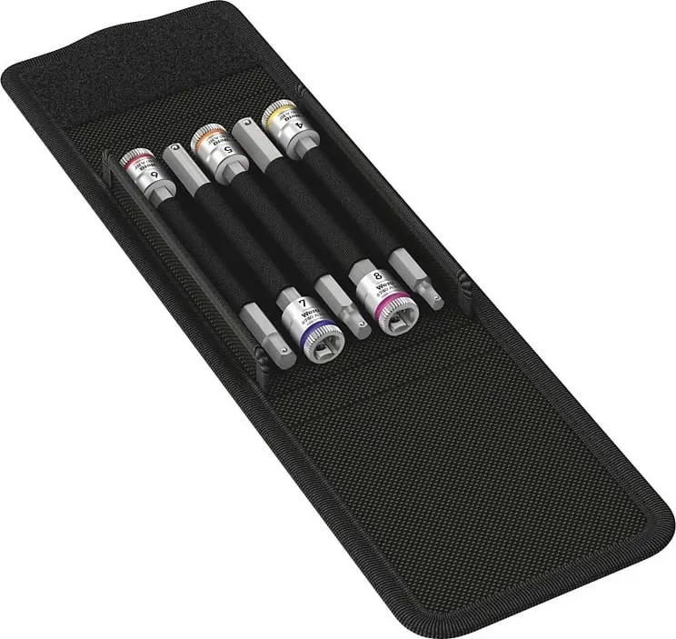 Set bit socket Wera 8740 A HF 1, 1/4", 5 kokë, 4-8 mm, me kuti - 1
