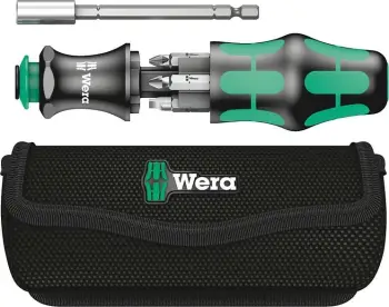 Drejtvijues Wera 05134491001 me mbajtës bitash, 1 copë, me kuti, e zezë
