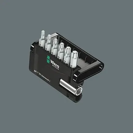 Set bitash Torx Plus Wera 6 copë, 25mm, me mbajtës universal - 3