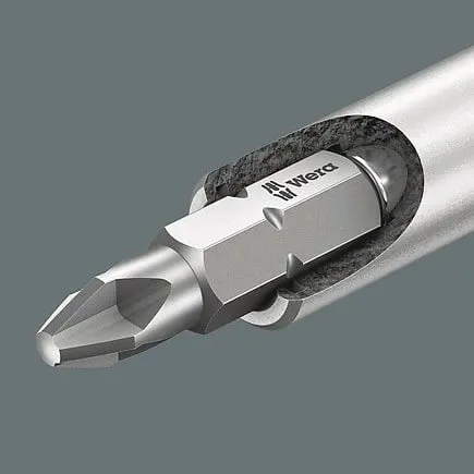 Set bitash Torx Plus Wera 6 copë, 25mm, me mbajtës universal - 5