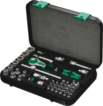 Set çelësash Wera 05003535001, 1/4", 41 pjesë, me rastë metalike