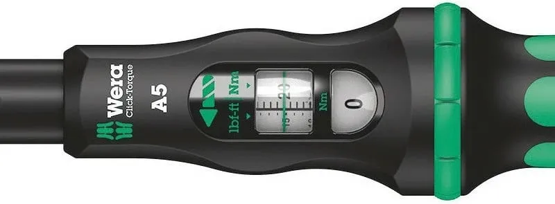Çelës dinamometrik Wera Click Torque A5, 2.5 25 Nm, dorezë plastike - 2