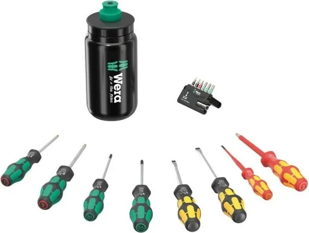 Set kaçavidash Wera 9540 Kraftform XL, me mbajtës bitash, kasë e zezë - 1