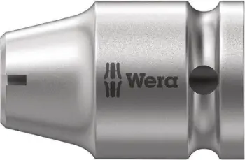 Adapter për bita Wera 1/2" në 1/4", 25mm, çelik chrome vanadium