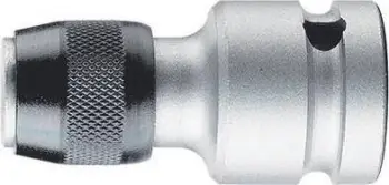 Adapter bitash Wera, 1/2" në 1/4", quick release, 50mm