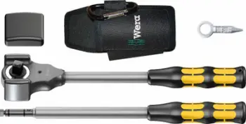 Set çelësa racë Wera KOLOSS All Inclusive 1/2", mekanizëm 6°, me çekiç