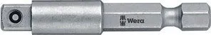 Adapter Wera 1/4" për kapakë 1/4", 100mm, çelik krom vanadium - 1