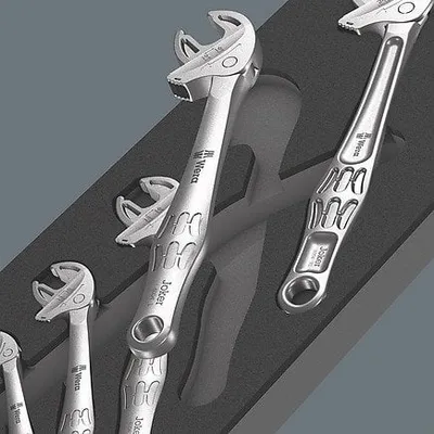 Set çelësa të rregullueshëm Wera 6004 Joker FOAM INSERT, 5 pjesë, deri 24 mm - 3